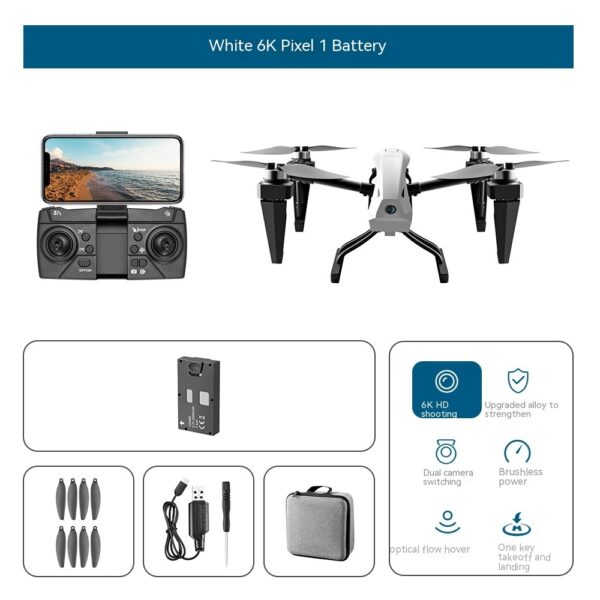 Full Set Of Alloy KS66 UAV Outdoor Sports Aerial Remote-control Smart Toys - Image 3