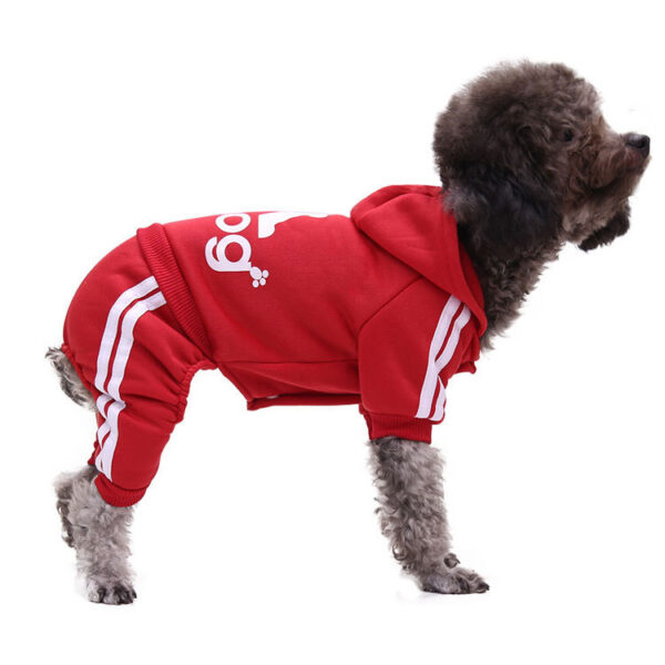 Sweater Pet Plush Button Clothing Autumn And Winter - Image 4