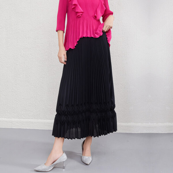 Design Sense Niche Three-dimensional Pleated Skirt - Image 6