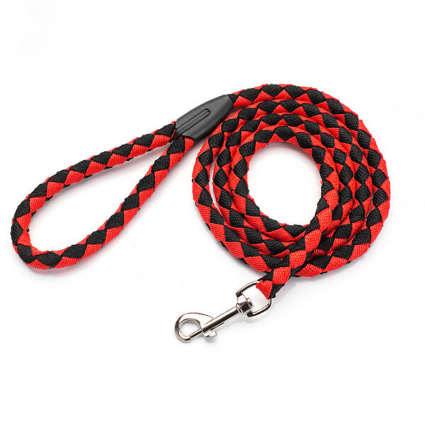 Easy To Control Non Retractable Nylon Braided Dog Leash - Image 4