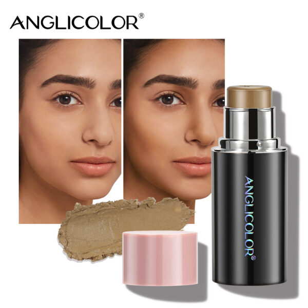 Anglicolor Highlighter Long Lasting,Contour Stick Makeup Naturally,Blush Makeup Smoothing,High Color Rendering,Easy To Mix,Vegan & Cruelty-Fre - Image 7