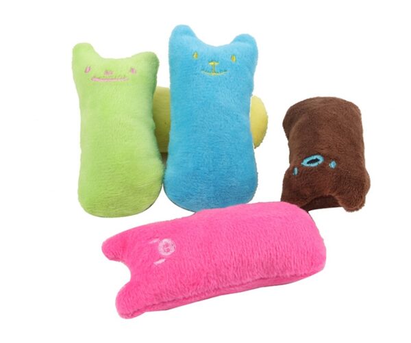 Catnip Cat Toys Pillow Interactive Cat Toy Catnip Pet Supplies Pillow Thumb Plush Teeth Grinding Bite Mint Cat Accessories - Image 3