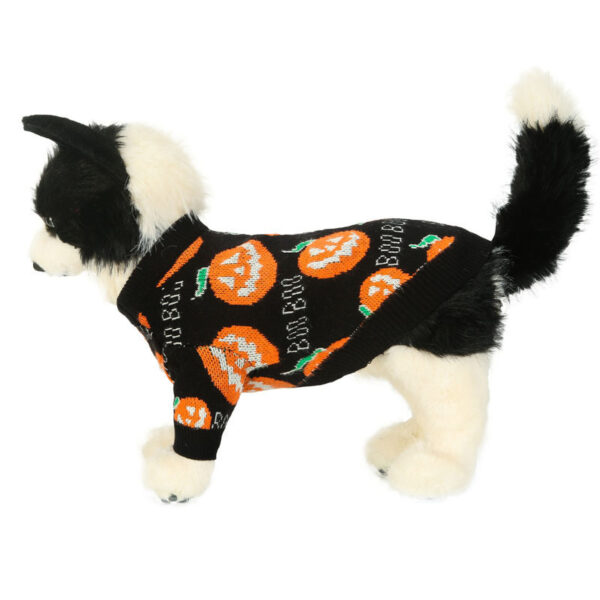 Halloween Pet Dog Sweater Pumpkin Pattern - Image 4
