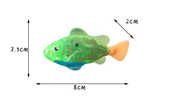 Pet Fish Electronic Cat Toys With Grass LED Light Toys - Image 4