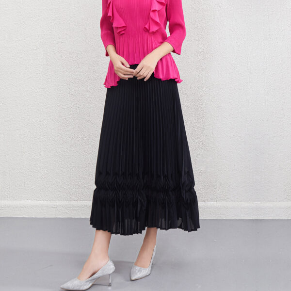 Design Sense Niche Three-dimensional Pleated Skirt - Image 2