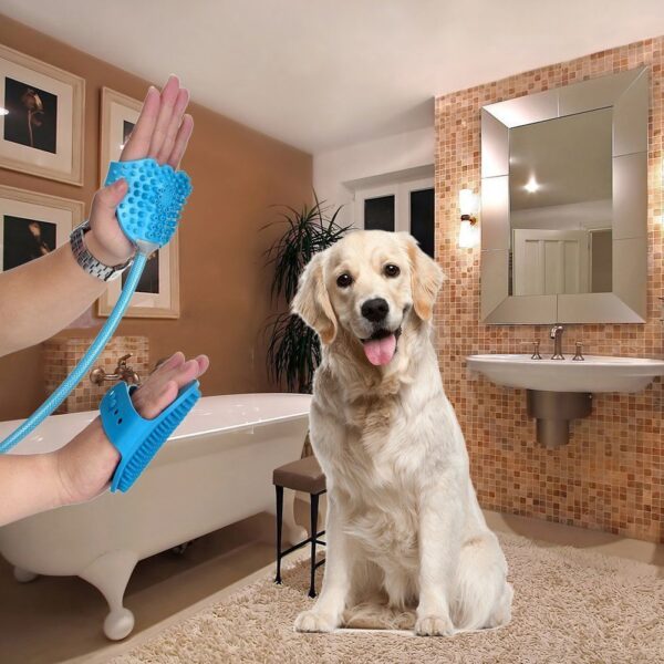 Pet Bathing Massage Gloves - Image 2