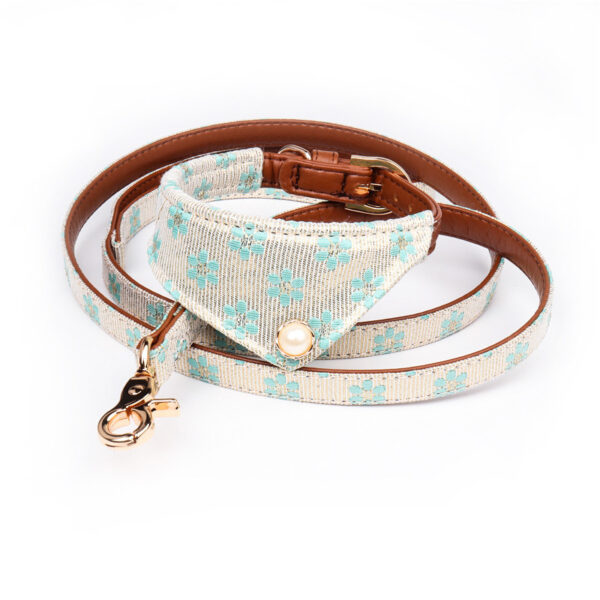 Pattern Dog Bow Collar Collar - Image 2