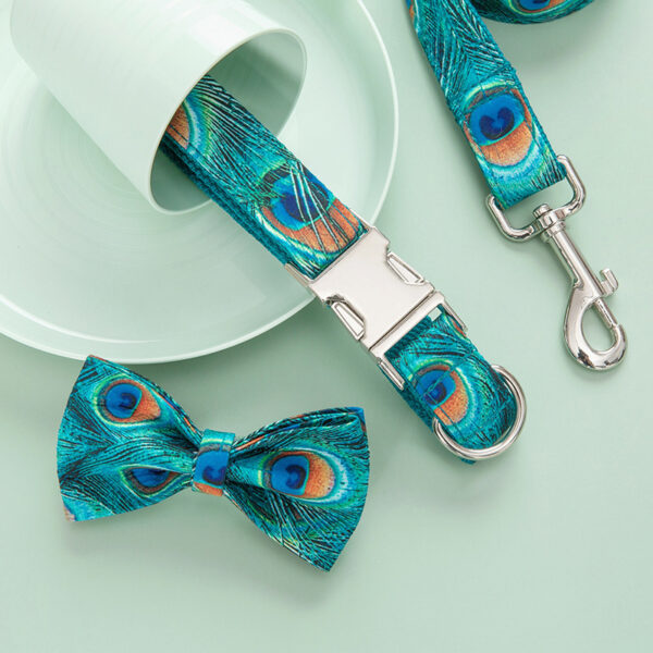 For Dog Collar Popular Pet Leash Dog Bow Set Medium-sized Dog Pet Supplies - Image 4