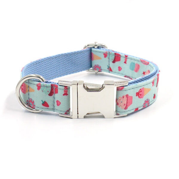 Macaron Pet Dog Collar  Ice Cream Foreign Trade Amazon Pet Dog Chain - Image 2