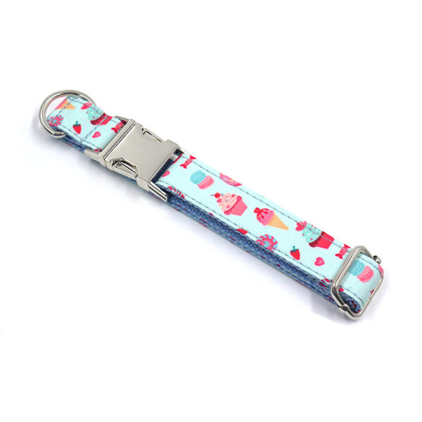 Macaron Pet Dog Collar  Ice Cream Foreign Trade Amazon Pet Dog Chain - Image 5