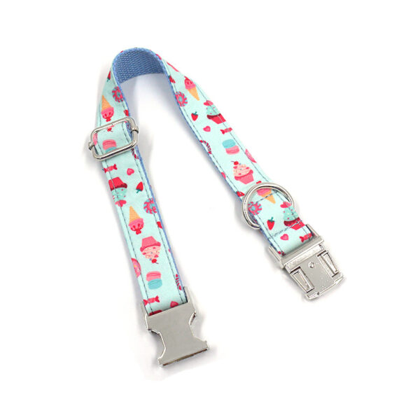 Macaron Pet Dog Collar  Ice Cream Foreign Trade Amazon Pet Dog Chain - Image 4