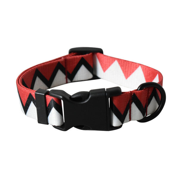 Ribbon dog rope ethnic pet productsPrinted dog collar - Image 6