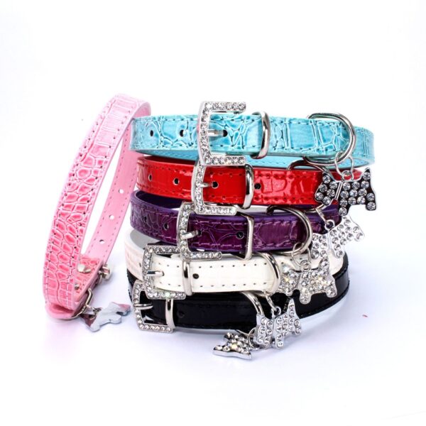 pattern puppy charm pet collar dog chain dog ring - Image 2