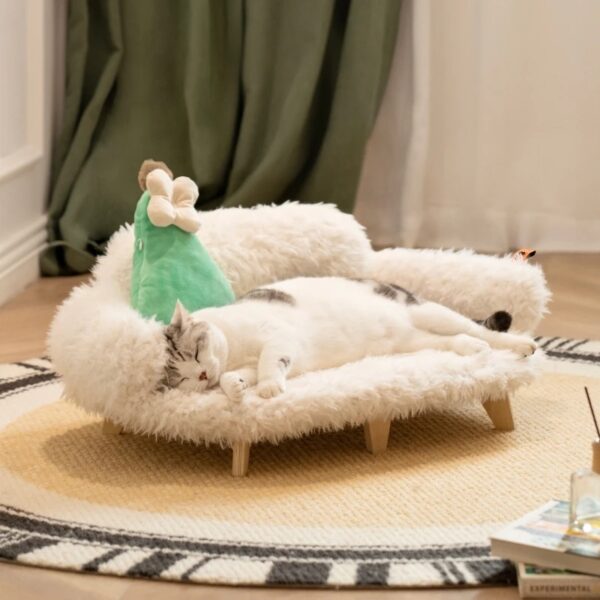 Wooden Pet Bed Kennel Dogs And Cats Bed Luxury Cat Bed Pet Safety Bed Bed Small Size Medium Dog - Image 7