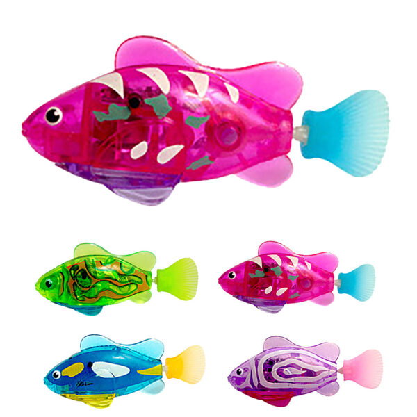 Pet Fish Electronic Cat Toys With Grass LED Light Toys - Image 6