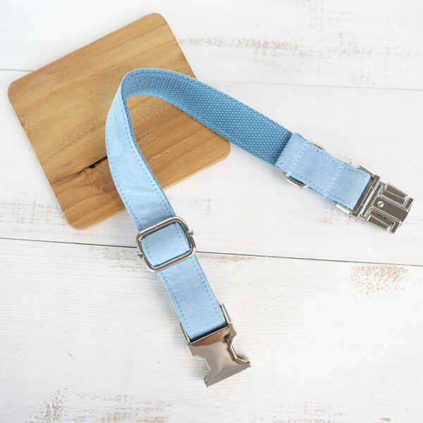 Blue pet dog collar - Image 3
