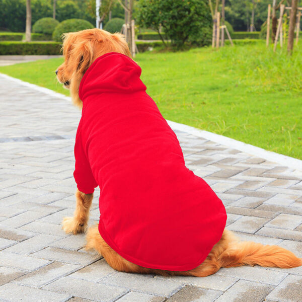 Solid Color Dog Clothes Pet Clothing Apparel Sweaters Dog Sweaters - Image 4