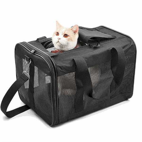 Dog Cat Carriers Bags Car Portable Transport Pet Bag Cage Portable Pet Foldable Outgoing Travel Breathable Pets Handbag - Image 5