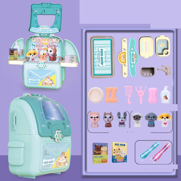 Pet Backpack Space Simulation Cartoon Pet Play House Toys - Image 2