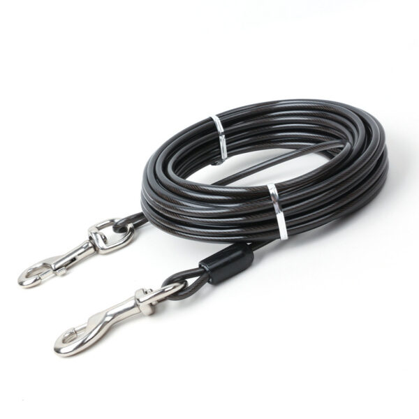 Double Hook Wire Rope Dog Leash - Image 8