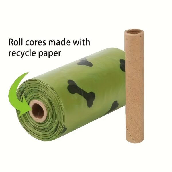 Environmentally Friendly Biodegradable Pet Litter Bags Dog Waste Bags With Dog Poop Bag Dispenser Dog Poop Bags Thickened Poop Bags Leak-Proof Dog Waste Bags For Pet Supplies - Image 9