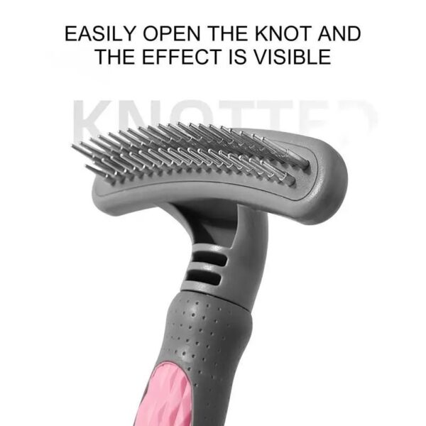 Pet Grooming Comb Cute Pet Grooming Comb Hair Removal Combs Effective Rustproof Shedding Brush For Puppies Pets Acceessories - Image 5