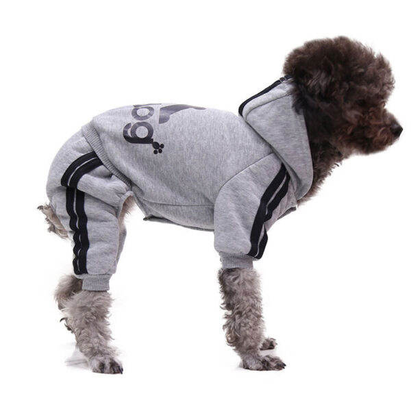 Sweater Pet Plush Button Clothing Autumn And Winter - Image 3
