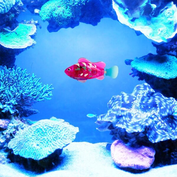 Pet Fish Electronic Cat Toys With Grass LED Light Toys - Image 3