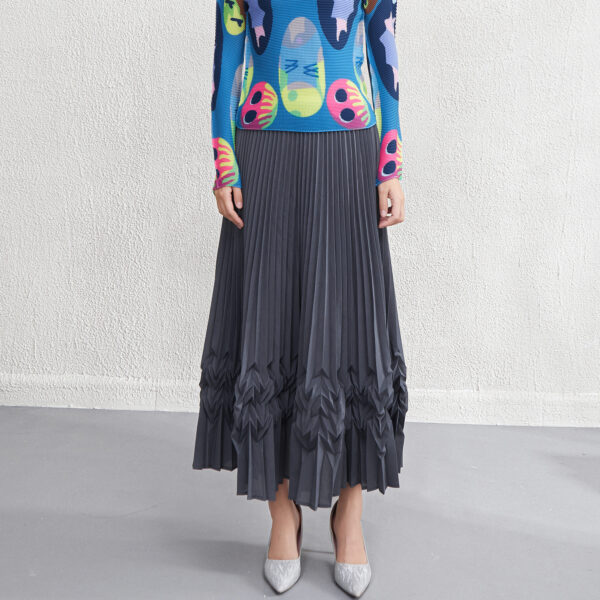 Design Sense Niche Three-dimensional Pleated Skirt - Image 4