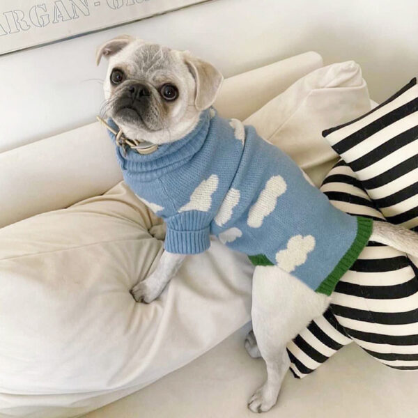 Pet Dog Clothes Jacquard Sweater Clothing - Image 2