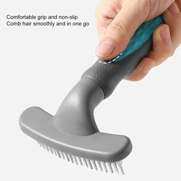 Pet Grooming Comb Cute Pet Grooming Comb Hair Removal Combs Effective Rustproof Shedding Brush For Puppies Pets Acceessories - Image 6