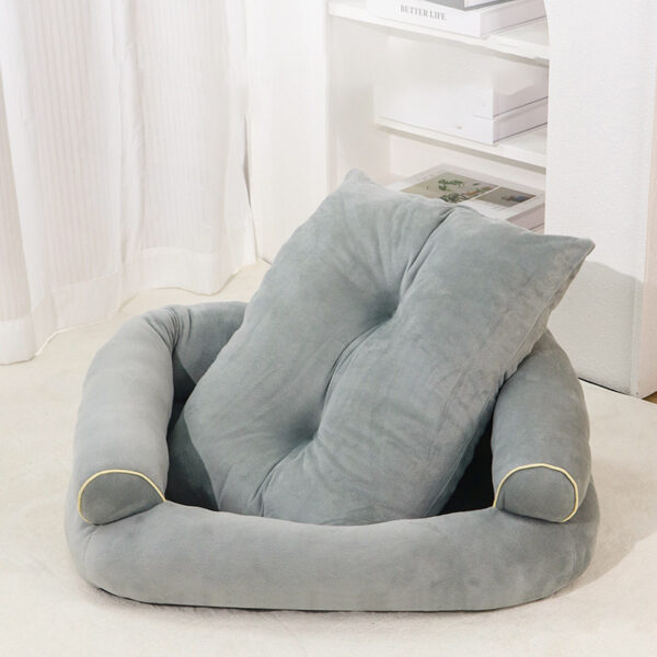 This Is A Pet Sofa Bed For Dogs And Cats, Made Of Soft Fabric And Designed For Small Pets To Sleep Comfortably - Image 5