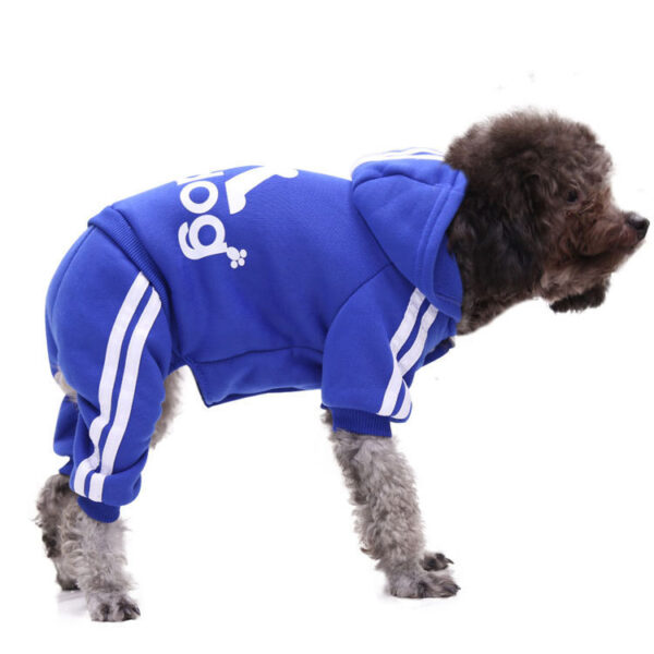 Sweater Pet Plush Button Clothing Autumn And Winter - Image 2