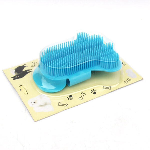 Foot-shaped Pet Dog Bathing Massage Brush - Image 4