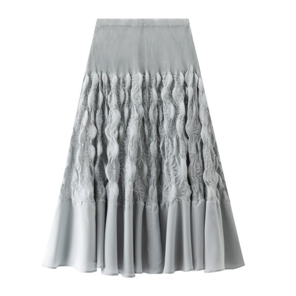 Niche Design Slimming Graceful Pleated Skirt - Image 9