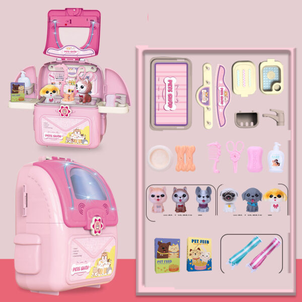 Pet Backpack Space Simulation Cartoon Pet Play House Toys - Image 7