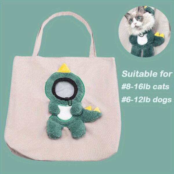 Little Bee Design Cat Dog Carrier Bags Portable Breathable Bag Soft Pet Carriers With Safety Zippers Outgoing Travel Pets Handbag - Image 2