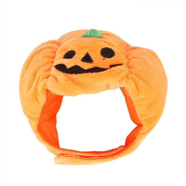 Pet Hat Halloween Funny Pumpkin Hat Cute Pet Animal Costume - Image 5