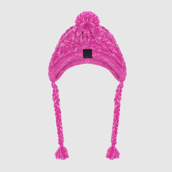 Fur Ball Warm And Windproof Fluffy Ball Knitting Method Dog Fighting Hat - Image 5
