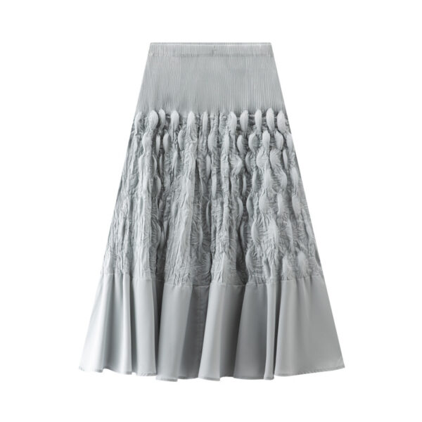 Niche Design Slimming Graceful Pleated Skirt - Image 4