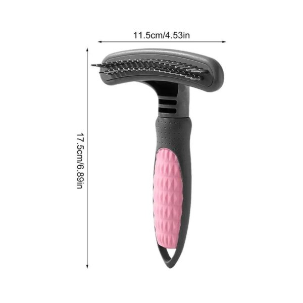 Pet Grooming Comb Cute Pet Grooming Comb Hair Removal Combs Effective Rustproof Shedding Brush For Puppies Pets Acceessories - Image 8