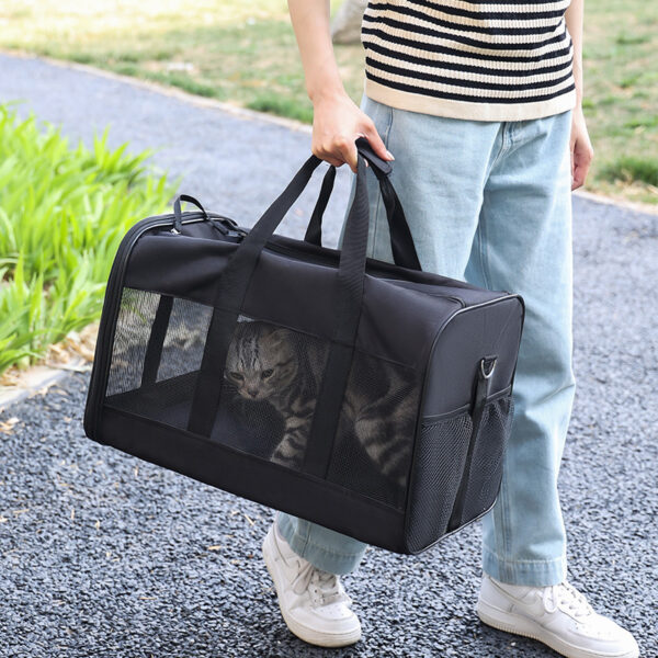 Dog Cat Carriers Bags Car Portable Transport Pet Bag Cage Portable Pet Foldable Outgoing Travel Breathable Pets Handbag - Image 8