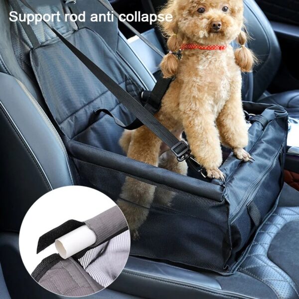 Dog Car Seat Cover Folding Hammock Pet Carriers Bag Basket Carrying For Cats Stable Foldable Travel Pet Dog Car Seat - Image 8