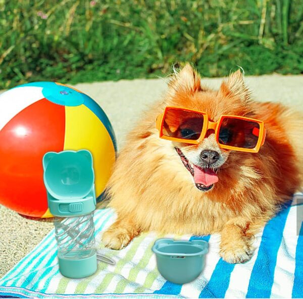 3 In 1 Pet Water Bottle Outdoor Portable Dog Water Bottle With Food Container Garbage Bags Dispenser For Cat Puppy Pets Stuff Accessories For Walking Hiking Travel - Image 8