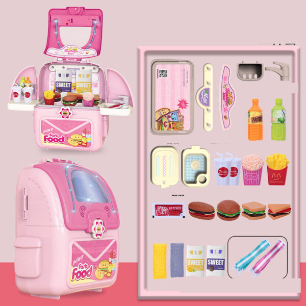 Pet Backpack Space Simulation Cartoon Pet Play House Toys - Image 4