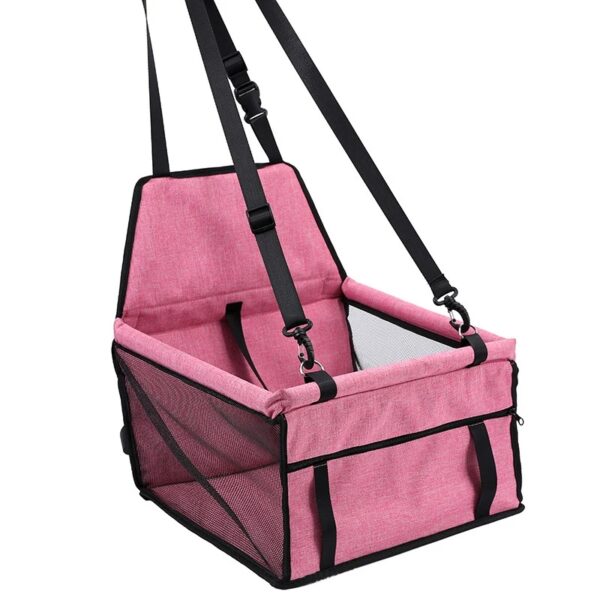 Dog Car Seat Cover Folding Hammock Pet Carriers Bag Basket Carrying For Cats Stable Foldable Travel Pet Dog Car Seat - Image 7