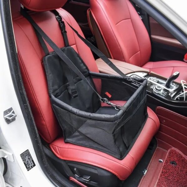 Dog Car Seat Cover Folding Hammock Pet Carriers Bag Basket Carrying For Cats Stable Foldable Travel Pet Dog Car Seat - Image 2