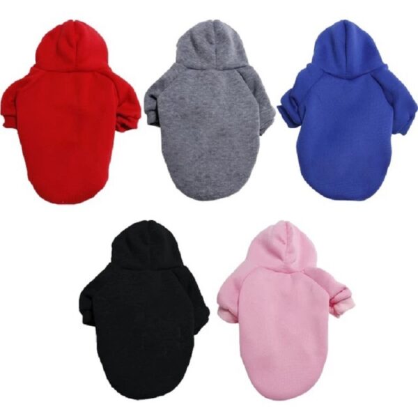 Solid Color Dog Clothes Pet Clothing Apparel Sweaters Dog Sweaters - Image 5