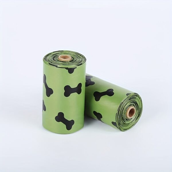 Environmentally Friendly Biodegradable Pet Litter Bags Dog Waste Bags With Dog Poop Bag Dispenser Dog Poop Bags Thickened Poop Bags Leak-Proof Dog Waste Bags For Pet Supplies - Image 4