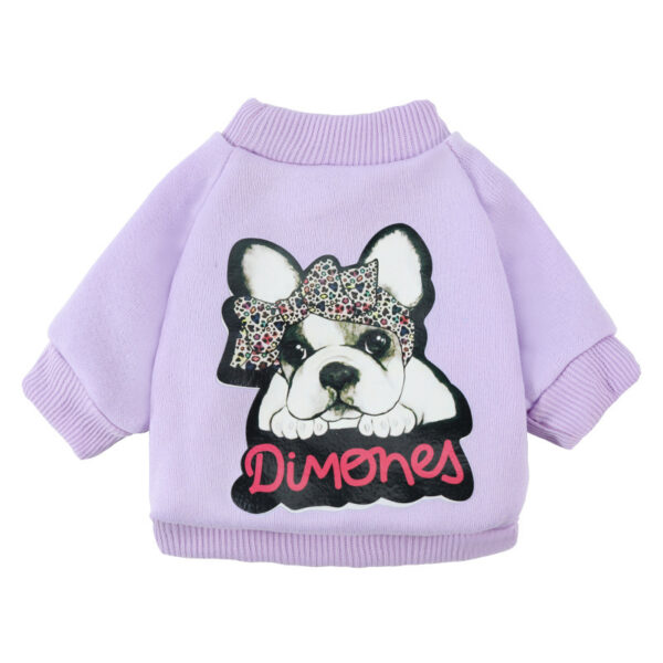 Dog Leisure Sweater Pet Multi-pattern Polyester Clothing - Image 3